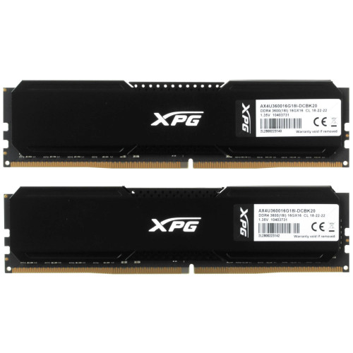 Оперативная память 2x16GB ADATA XPG GAMMIX D20 [AX4U360016G18I-DCBK20] 32 ГБ