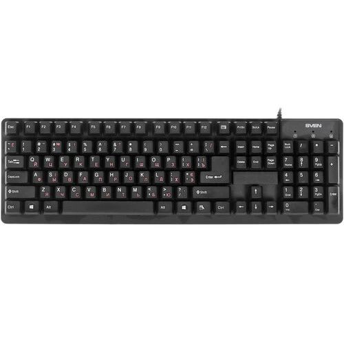 Клавиатура SVEN Standard 301 USB чёрная