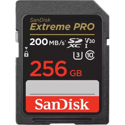 Карта памяти SANDISK 256GB SDXC UHS-I U3 4K Extreme Pro (SDSDXXG-256G-GN4IN)