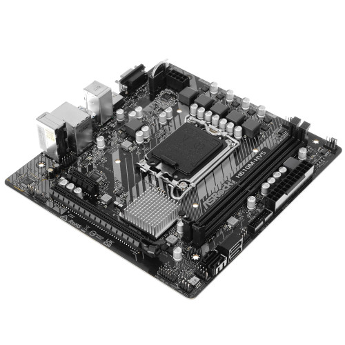 Материнская плата s1700 Asrock H610M-HVS H610 2xDDR4 PCI-Ex16 HDMI/D-Sub                 I