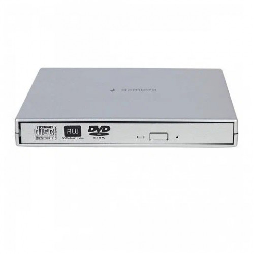 Внешний DVD-привод с интерфейсом USB 2.0 Gembird DVD-USB-02 пластик, черный