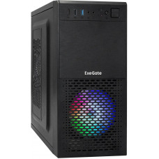 Корпус ExeGate mEVO-7807 mATX, без БП, черный EX292981RUS
