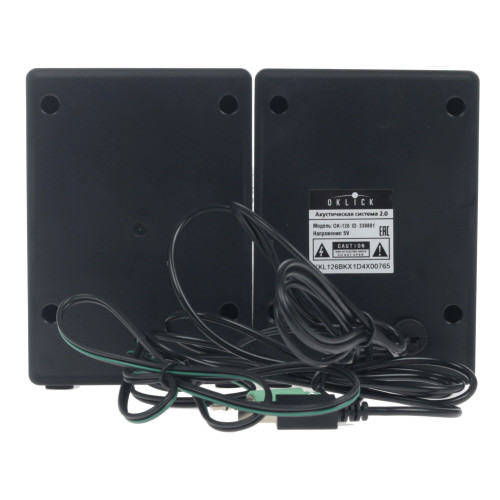 Колонки Oklick OK-126 2.0 черный