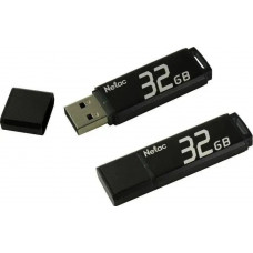 Флешка USB 32 GB Netac U351 black USB 2.0 (NT03U351N-032G-20BK)