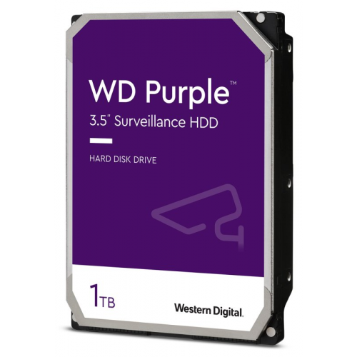 HDD 3.5" WDC Purple WD11PURZ SATA 1TB 6GB/S 64Mb